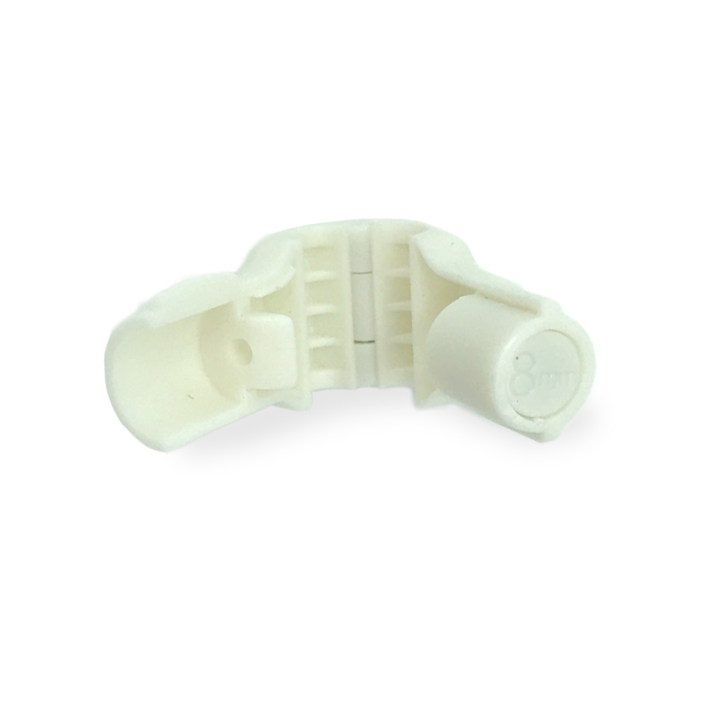 LT - STOP LOCK BLANC 8MM (min par 100)